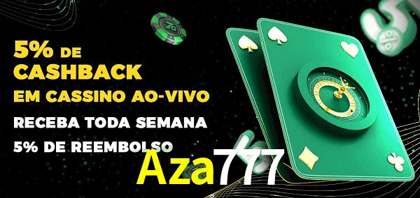 Promoções do cassino ao Vivo Aza777